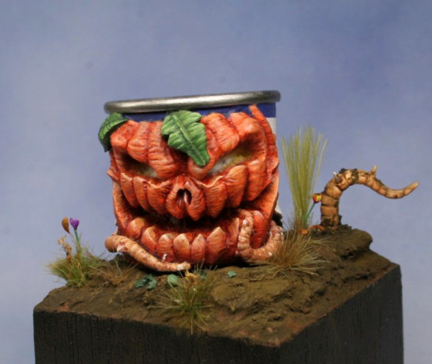 Retour - Monstropot sculpté par Arnaud Bellier et peint par Fix