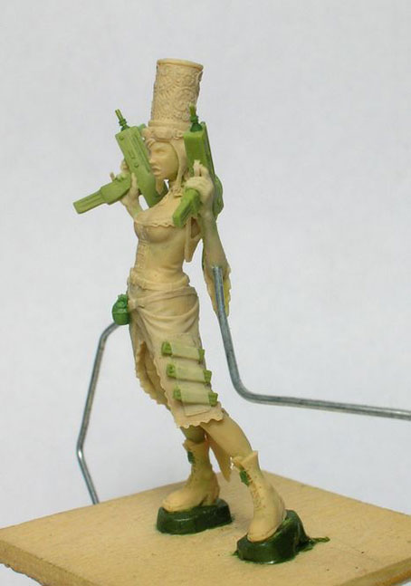 Retour - Figurine sculptée par Steve Party