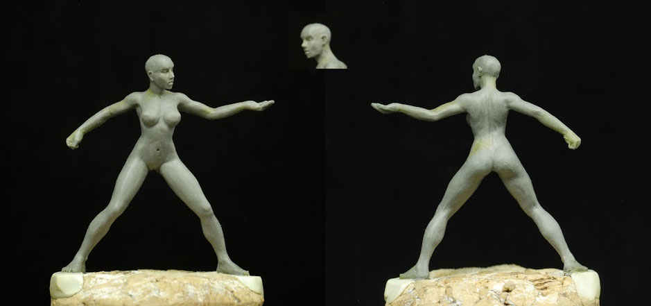 Figurine sculptée par Stéphane Camosseto