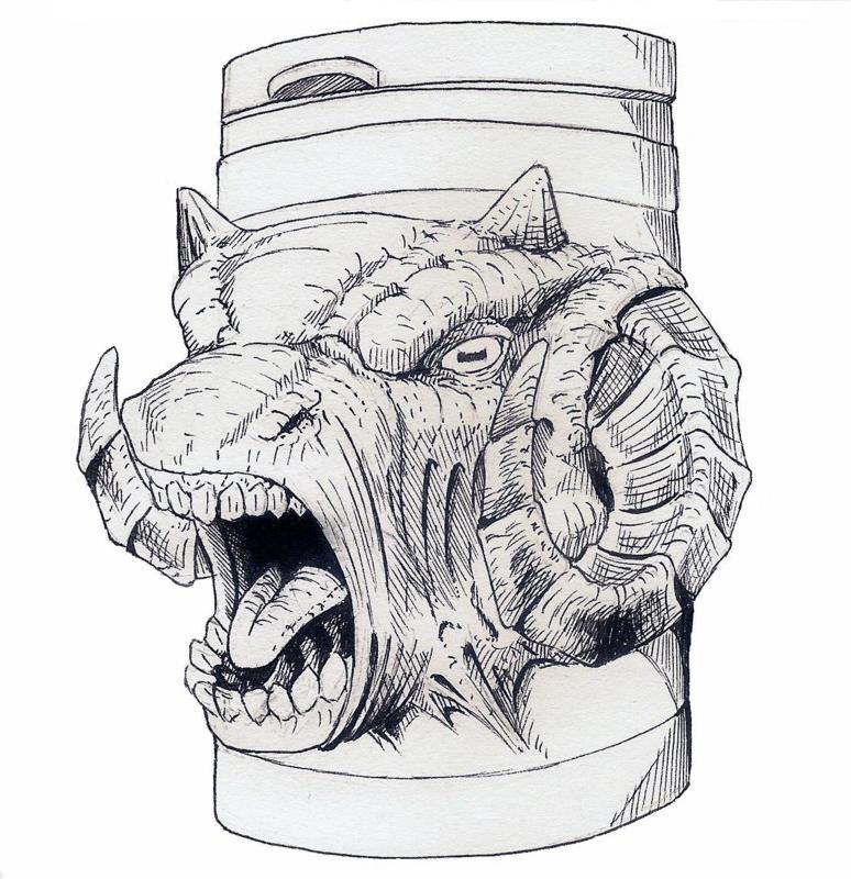 retour - Monstropot scupté par Arnaud Bellier
